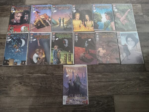 13 Comic Books Including 12 Issues of Midnight Nation, and 1 Issue of A Clash of Kings (See Details)