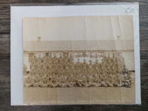 Old Photograph Labeled “G20B-I091-32AB)(3-2I-4I) Personnel, 251st Separate Q.N. CO., March Field, Calif.”