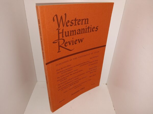 Western Humanities Review: Vol. 16, No. 4, Autumn 1962 (1962)