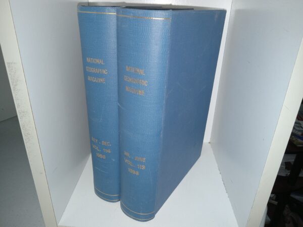 2 Bound Volumes of National Geographic Magazine: Vol. 113, & Vol. 114