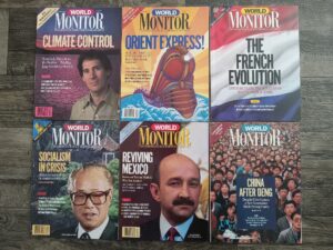 6 Issues of World Monitor: The Christian Science Monitor Monthly Magazine