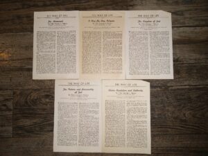5 Misc. Issues of The Way of Life Pamphlets (See Details)