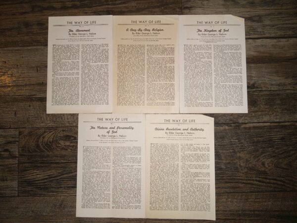 5 Misc. Issues of The Way of Life Pamphlets (See Details)