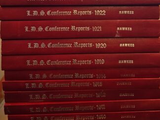 13 Hawkes Reprints — LDS Conference Reports — 1908-1914, 1919-1924