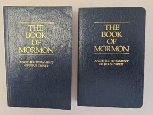 2 Pocket Edition Copies of the Book of Mormon — 2012 & 2014