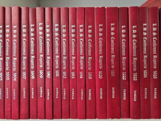 19 Issues of the Hawkes Reprints — Conference Reports — Includes 1903, 1905-1914, 1919-1926