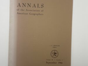 Annals of the Association of American Geographers Vol 56 No 3 September, 1966