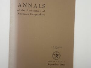 Annals of the Association of American Geographers Vol 56 No 3 September, 1966