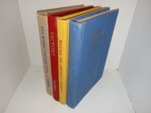 4 Books on Religion by Robert A. Russell: God Works Through Faith / Victory / Making the Contact / Talk Yourself Into It (See Details)