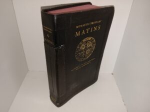 Monastic Breviary Matins: According to the Holy Rule of Saint Benedict (Leather) (1961)