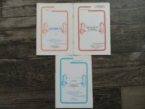 3 Books on Books of the Bible by Fr. Tadros Yacoub Malaty: Bible Study 3: Leviticus / Studies in the Holy Bible: The Book of Numbers/ A Patristic Commentary: Jonah