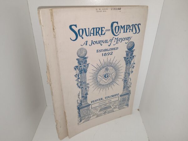 2 Issues of Square and Compass: A Journal of Masonry from the Year of 1925