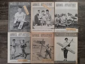 6 Issues of Model Aviation from the Years 1962 & 1963