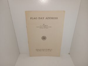 Flag Day Address (1944) ~ by T. C. Wardley