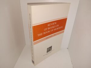 Review of Books on The Book of Mormon: Vol. 7, No. 1, 1995 (1995)