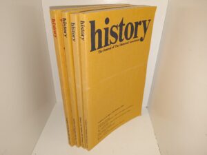 4 Issues of History: The Journal of The Historical Association (See Details)