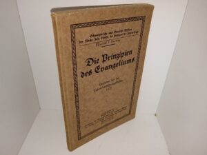 Die Prinzipien des Evangeliums (German: The Principles of the Gospel) (1925) ~ Unknown Author