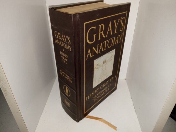 Gray’s Anatomy (Leather) (1995) ~ by Henry Gray F.R.S., Drawings by H.V. Carter