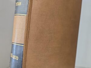 Laws of Utah — 1966, 1867, 1868, 1869 — Bound Together