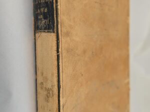 1855 — Revised Laws of Utah — “Acts, Resolutions and Memorials…..” — Suede Leather Binding