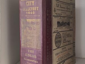 1960 — Polk’s Salt Lake City Directory — Heavy Thick Book