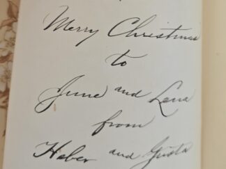 1900 — Strength of Being Clean — David Starr Jordan — Unique Inscription by LDS President Heber J. Grant & His Wife
