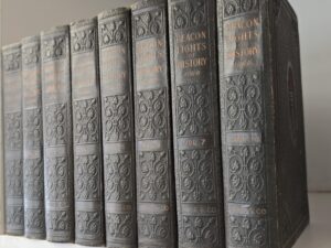 1921 — Beacon Lights of History — John Lord — 8 Volume Set