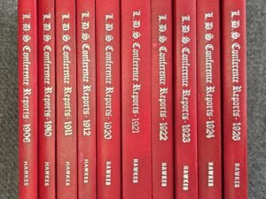 Partial Set of 10 Issues of the LDS Conference Reports — Hawkes Reprints — 1906, 1910, 1911, 1912, 1920, 1921, 1922, 1923, 1924, 1926