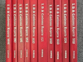 Partial Set of 10 Issues of the LDS Conference Reports — Hawkes Reprints — 1906, 1910, 1911, 1912, 1920, 1921, 1922, 1923, 1924, 1926