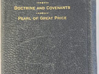 1942 / 1921 / 1928 — Triple Combination — Book of Mormon / Doctrine & Covenants / Pearl of Great Price