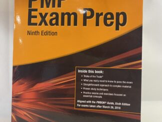 Rita Mulcahy's PMP Exam Prep Ninth Edition - Rita Mulcahy - Paperback - 2018