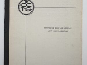 Recommended Books and Articles about Native Americans – Cook Christian Training School