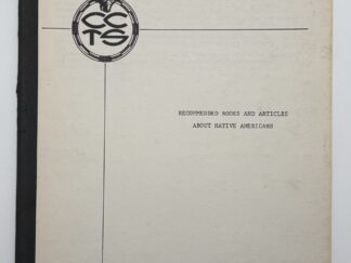 Recommended Books and Articles about Native Americans – Cook Christian Training School