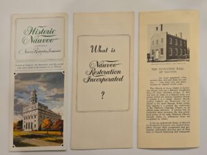 3 Pamphlets on Nauvoo, Illinois