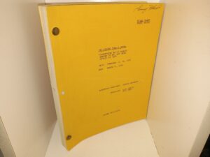 The Osmond Family Show: Everything WE’ve Always Wanted to Do, But Were Afraid to Try” Script Final Draft: Tape: February 15, 16, 1979/Air: March 11, 1979 (1979)