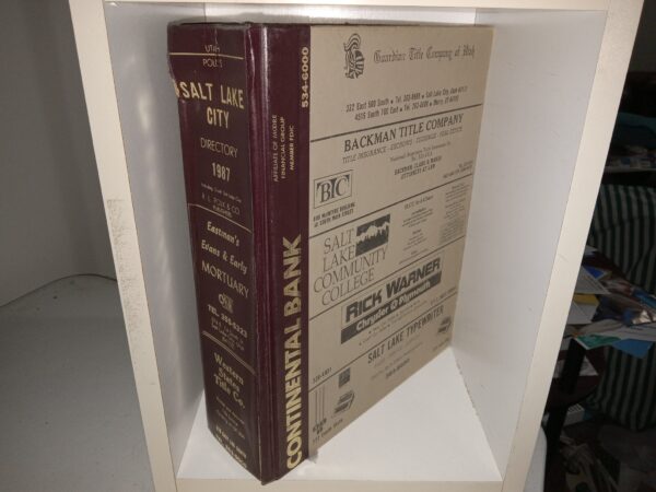 Utah Polk's Salt Lake City Directory: 1987 (1987)