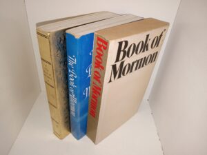 3 Different Paperback Versions of The Book of Mormon