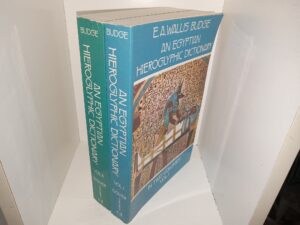 An Egyptian Hieroglyphic Dictionary Vols. 1 & 2 (1978) ~ by E. A. Wallis Budge