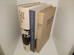 3 LDS Books about Joseph Smith: Joseph Smith and the Restoration: A History of the Church to 1846 / Teachings of the Prophet Joseph Smith / Joseph Smith: Prophet-Statesman (See Details)