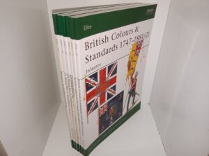 6 Like New Vols. of Elite by Osprey Publishing (Including a duplicate): British Colours & Standars 1747-1881 (1) Cavalry / British Colours & Standards 1747-1881 (2) Infantry / Vietnam ANZACs / Britain’s Air Defences 1939-45 / (2x) US World War II Amphibious Tactics