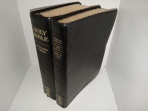 LDS, Black Leather Holy Bible: King James Version & Triple Combination (1995, 1996)