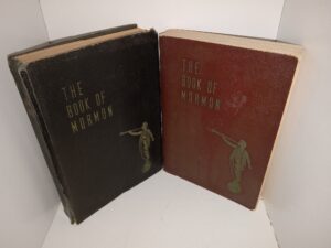 2 Different Copies of The Book of Mormon (1950, 1950)