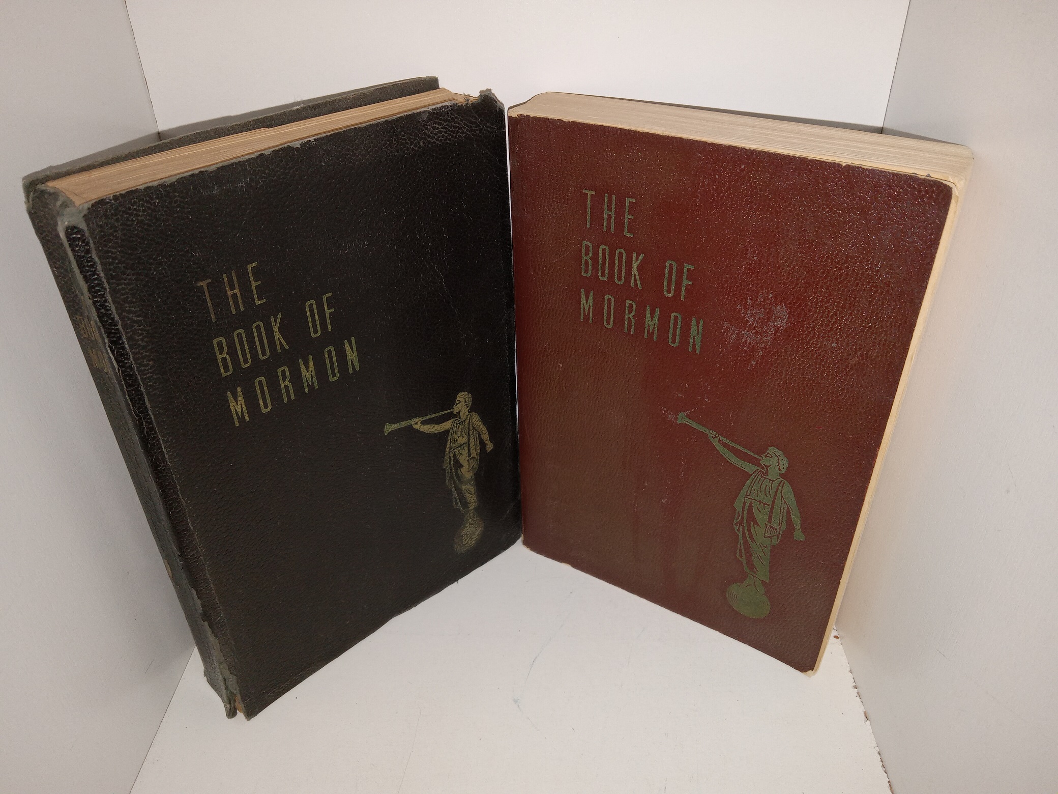 2 Different Copies of The Book of Mormon (1950, 1950)