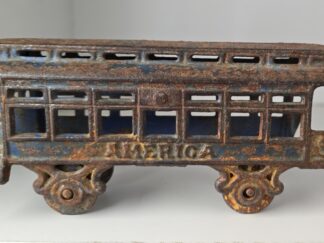Collectible Old Metal Train Car Toy