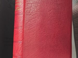 1975 — Holy Bible with Ready References / Missionary Edition — Red Leather — Code: 50 J 75