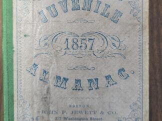 1857 --- Juvenile Almanac -- Damrell, Moore, and George Coolidge