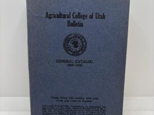 Agricultural College of Utah Bulletin General Catalog 1925-1926