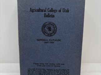 Agricultural College of Utah Bulletin General Catalog 1925-1926