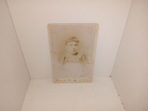 Old Provo City, Utah Cabinet Card of a Woman (Unknown Printing Date)