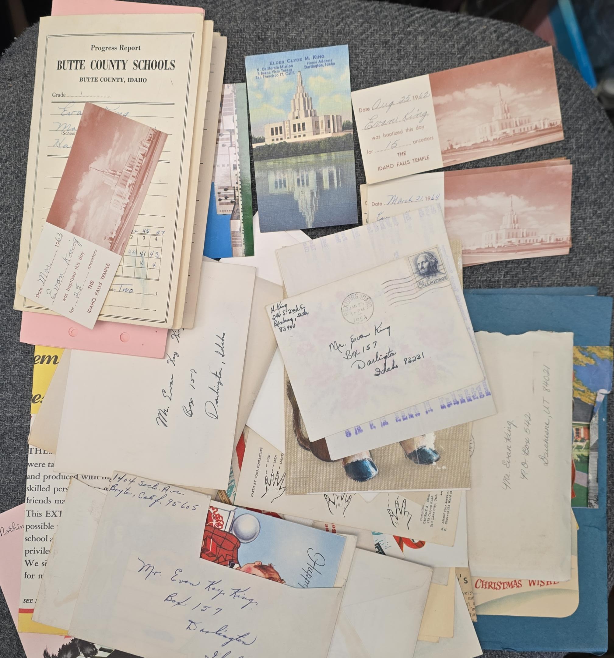 Personal Items: Over 40 Pieces about Evan K. King